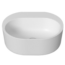 Lilli 400mm Matte White Solid Surface Basin